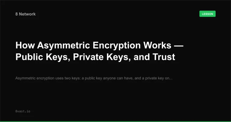 How Asymmetric Encryption Works — Public Keys, Private Keys, and Trust
