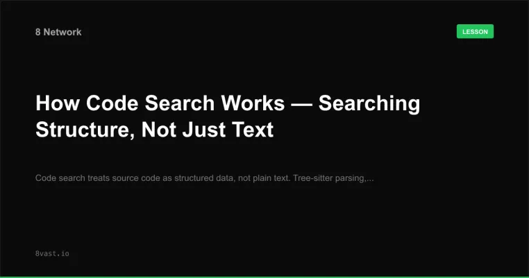 How Code Search Works — Searching Structure, Not Just Text